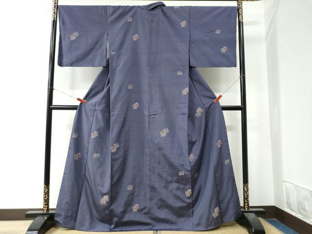 平和屋着物●京の名門・菱屋六右ェ門　紬　源氏香　正絹　逸品　CAAZ3843yc