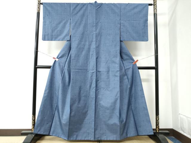 平和屋着物●本場大島紬　160亀甲　水玉　総詰め　正絹　逸品　CAAZ3929yc