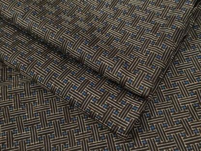 平和屋着物●本場大島紬　龍郷絣　秋名バラ　正絹　逸品　CAAZ3944yc