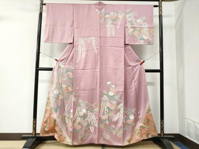 平和屋着物●訪問着　総刺繍　駒刺繍　花車　牡丹　暈し染め　金糸　正絹　逸品　CABE2639yc 2026年最新】Yahoo!オークション -総刺繍 訪問着の中古品・新品・未