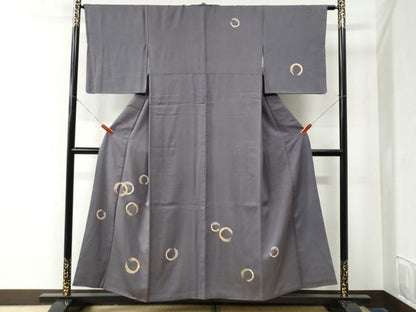 平和屋着物●訪問着 駒刺繍 束ね稲文 金彩 大丸扱い 正絹 逸品 CAAZ3993yc