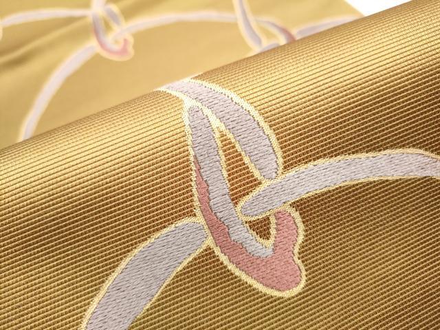 平和屋着物●西陣　六通柄袋帯　唐織　作家物　王朝色襲　金糸　証紙付き　正絹　逸品　CAAZ4050hy