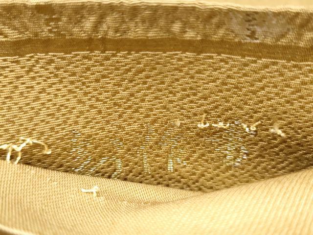 平和屋着物●太鼓柄袋帯　ふくれ織　雪輪文　金銀彩　正絹　逸品　CAAZ4057hy
