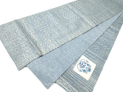 平和屋着物▽スリーシーズン　春夏秋　太鼓柄袋帯　櫛織　花唐草文　正絹　逸品　CAAZ4110hy
