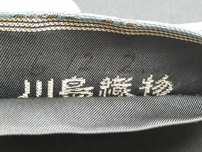 平和屋着物●六通柄 本袋帯 エ霞花蝶文 金糸 正絹 逸品 CAAZ4247hy