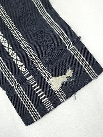 平和屋着物●男性 本場筑前博多織 角帯 献上 正絹 逸品 CAAZ4303hy