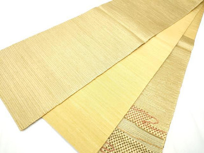 平和屋着物●太鼓柄袋帯　エ霞文　金彩　正絹　逸品　CAAZ4319hy