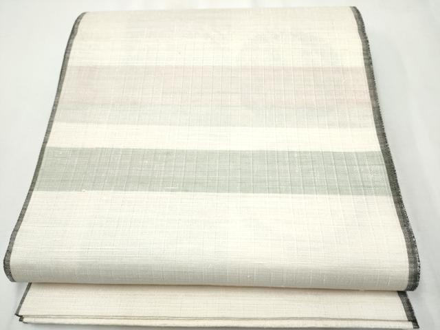 平和屋着物▽西陣 老舗 渡文謹製 手織 スリーシーズン 春夏秋 太鼓