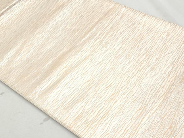 平和屋着物◎全通柄袋帯 霞文 銀糸 正絹 逸品 CAAZ4709fb