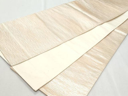 平和屋着物◎全通柄袋帯 霞文 銀糸 正絹 逸品 CAAZ4709fb