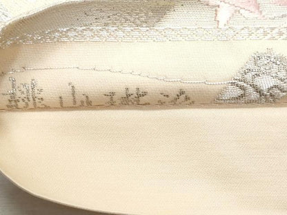 平和屋着物◎六通柄袋帯　唐織　桃山琳派　錦プラチナ箔　正絹　逸品　CAAZ4789fb