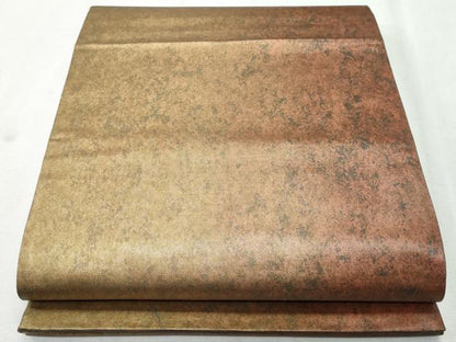 平和屋着物◎六通柄袋帯　霞文　引箔　正絹　逸品　CAAZ4959fb