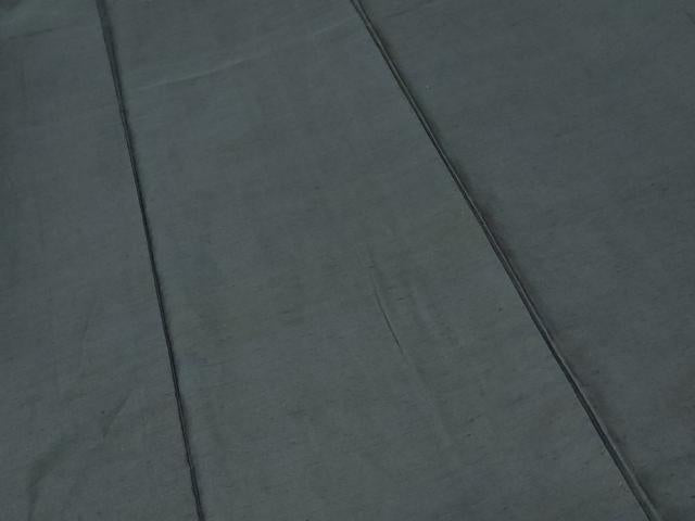 平和屋着物■男性　紬　藍鉄色　正絹　逸品　CAAZ5198ev