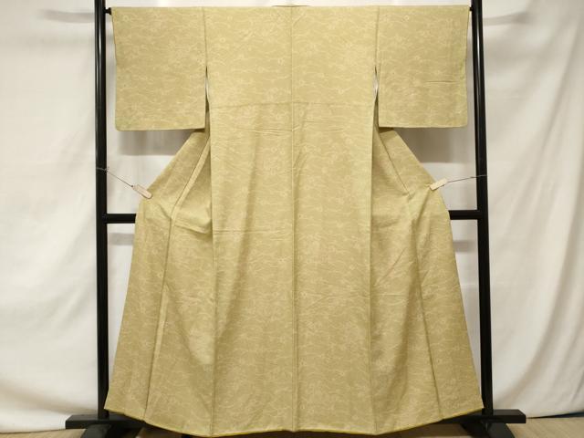 平和屋着物■上質な小紋　芝草楓花文　正絹　逸品　CAAZ5225ev