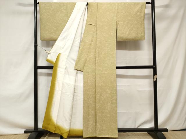 平和屋着物■上質な小紋　芝草楓花文　正絹　逸品　CAAZ5225ev