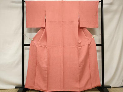 平和屋着物■江戸小紋　鮫小紋柄　檜垣　正絹　逸品　CAAZ5262ev