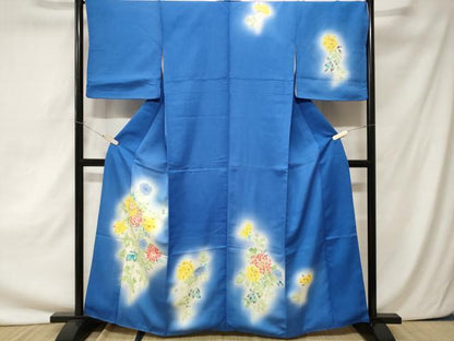 平和屋着物■訪問着　手描き　枝花文　暈し染め　金彩　正絹　逸品　CAAZ5323ev