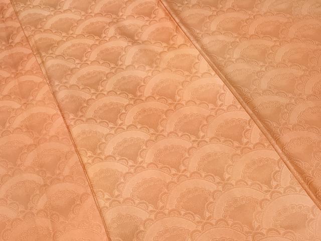 平和屋着物■上質な小紋　花青海波地紋　暈し染め　正絹　逸品　CAAZ5326ev