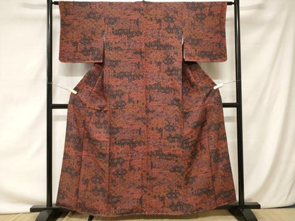 平和屋着物■上質な小紋　雲取り吉祥花文　正絹　逸品　未使用　CAAZ5366ev