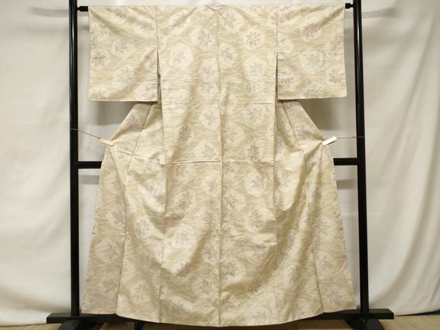 平和屋着物■上質な紬 舞楓文 正絹 逸品 CAAZ5403ev