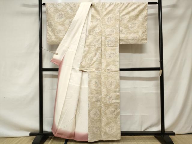 平和屋着物■上質な紬 舞楓文 正絹 逸品 CAAZ5403ev