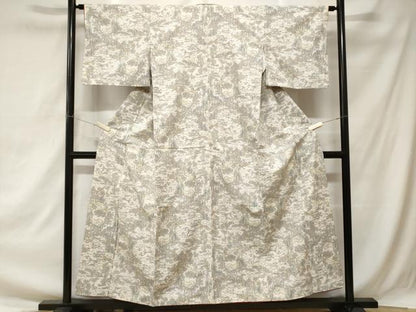 平和屋着物■上質な紬　風景文　正絹　逸品　CAAZ5492ev
