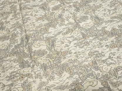 平和屋着物■上質な紬　風景文　正絹　逸品　CAAZ5492ev