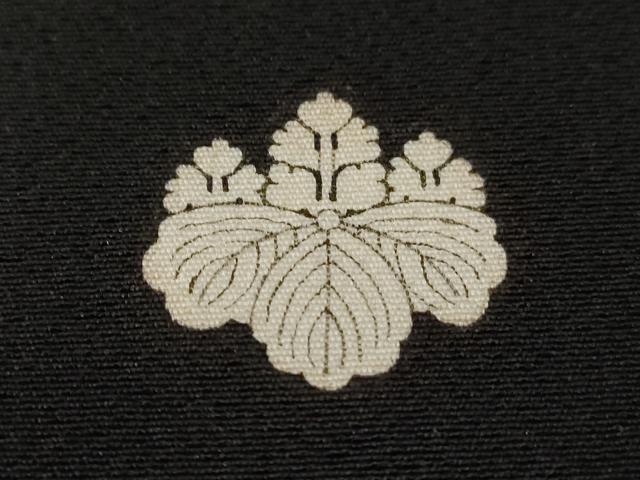 平和屋着物■豪華黒留袖 扇面尾長鶏吉祥花文 金彩 正絹 逸品 CAAZ5614ev