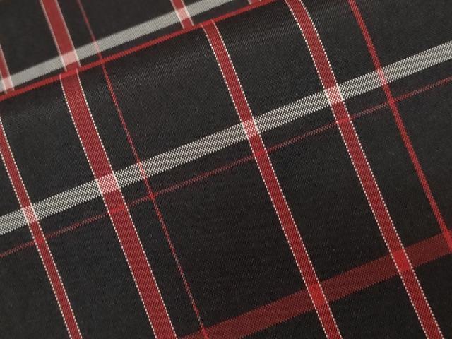 平和屋着物□本場縞大島紬 格子柄 正絹 逸品 CAAZ5629ev