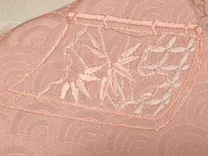 平和屋着物■色留訪問着　総刺繍　冊子花文　青海波文　暈し染め　正絹　逸品　CAAZ5800ev