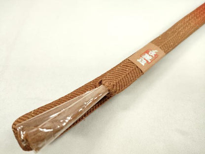 平和屋着物●和装小物 帯締め・帯揚げセット 舞桜文 金彩 逸品 未使用 CAAZ6049ju