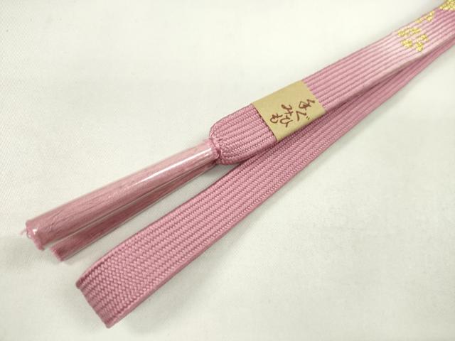 平和屋着物●和装小物　帯締め・帯揚げセット　流水枝花文　暈し染め　丹後ちりめん　高麗組　金糸　逸品　未使用　CAAZ6052ju