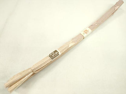 平和屋着物●和装小物 帯締め・帯揚げセット 雲取り草花文 暈し染め 金彩 逸品 未使用 CAAZ6088ju