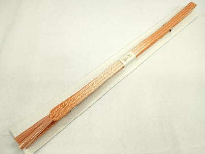 平和屋着物●和装小物 帯締め・帯揚げセット 道長花文 暈し染め 金糸 逸品 未使用 CAAZ6089ju