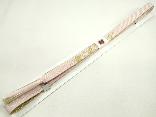 平和屋着物●和装小物 帯締め・帯揚げセット 道長文 高麗組 金糸 逸品 未使用 CAAZ6091ju