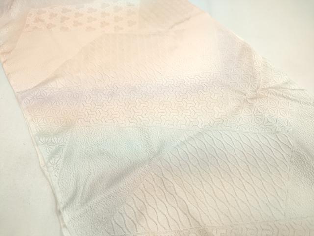 平和屋着物●和装小物　帯締め・帯揚げセット　切嵌吉祥文　暈し染め　高麗組　金糸　逸品　未使用　CAAZ6096ju