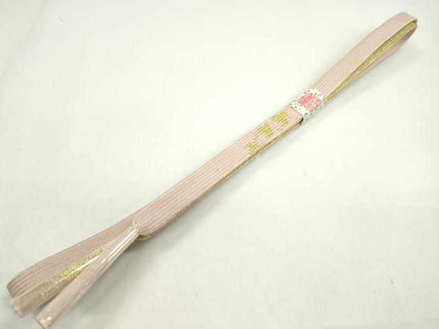 平和屋着物●和装小物　帯締め・帯揚げセット　切嵌吉祥文　暈し染め　高麗組　金糸　逸品　未使用　CAAZ6096ju