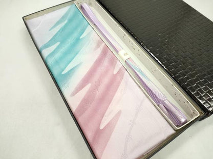 平和屋着物●和装小物　帯締め・帯揚げセット　小花　暈し染め　逸品　未使用　CAAZ6099ju