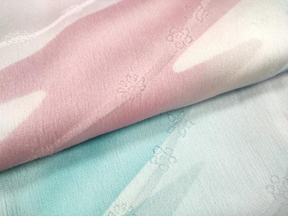 平和屋着物●和装小物　帯締め・帯揚げセット　小花　暈し染め　逸品　未使用　CAAZ6099ju