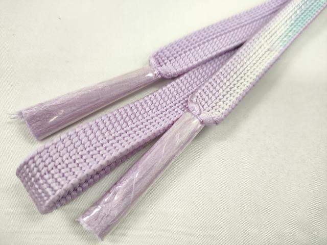 平和屋着物●和装小物　帯締め・帯揚げセット　小花　暈し染め　逸品　未使用　CAAZ6099ju