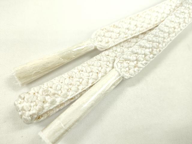 平和屋着物●和装小物 帯締め・帯揚げ・扇子セット 礼装用 絞り 蔦の葉文 金糸 逸品 未使用 CAAZ6222ju