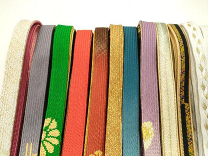 平和屋着物●和装小物 帯締め20本セット 高麗組 唐組 笹浪組 礼装用 金糸 未使用あり 逸品 CAAZ6251ju
