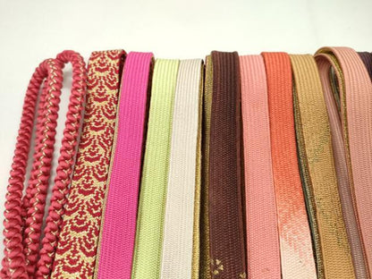 平和屋着物●和装小物 帯締め20本セット 高麗組 冠組 金糸 未使用あり 逸品 CAAZ6259ju