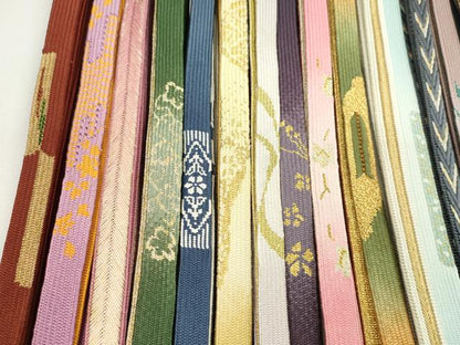 平和屋着物●和装小物 帯締め20本セット 高麗組 丸組 金糸 逸品 CAAZ6283ju