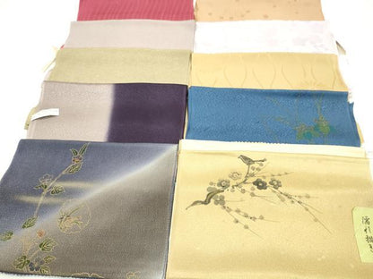 平和屋着物★和装小物　帯揚げ10枚セット　正絹　逸品　未使用　CAAZ6313ju