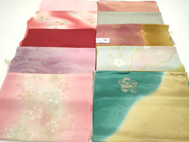 平和屋着物★和装小物　帯揚げ10枚セット　正絹　逸品　未使用　CAAZ6352ju