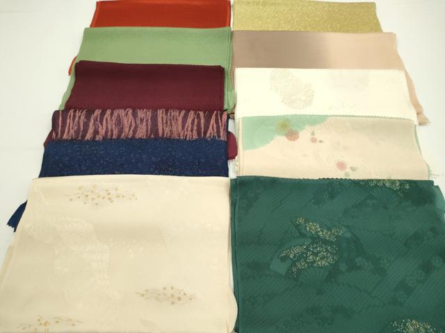 平和屋着物★和装小物 帯揚げ10枚セット 正絹 逸品 CAAZ6384ju