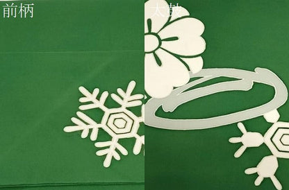 平和屋着物●塩瀬　九寸名古屋帯　舞花文　正絹　逸品　未使用　CAAZ6403dy