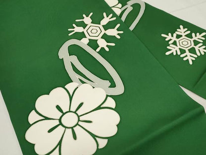 平和屋着物●塩瀬　九寸名古屋帯　舞花文　正絹　逸品　未使用　CAAZ6403dy