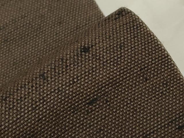 平和屋着物●男性　角帯　紬地　霞文　正絹　逸品　CAAZ6412dy